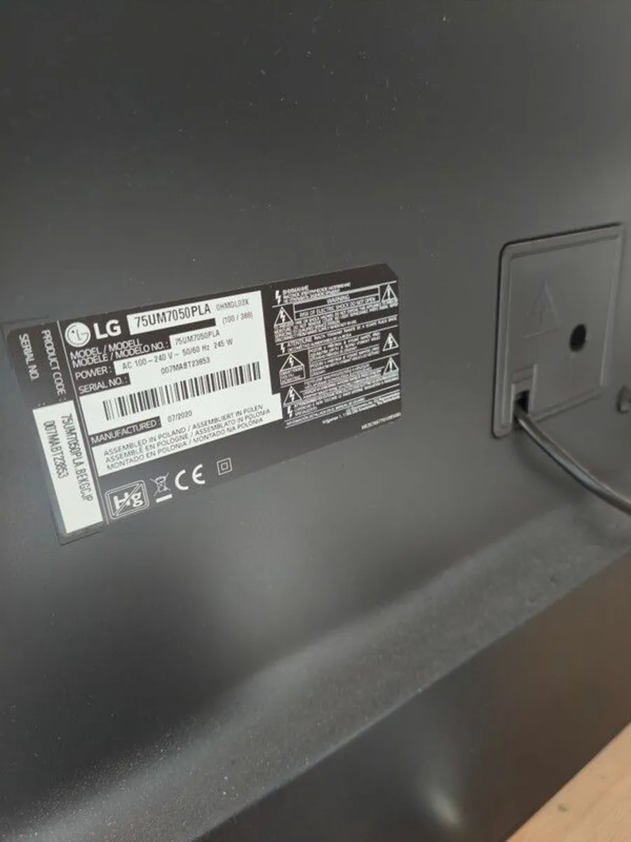 Lg Tv 75 ( Huge ) Tv. - Image 2