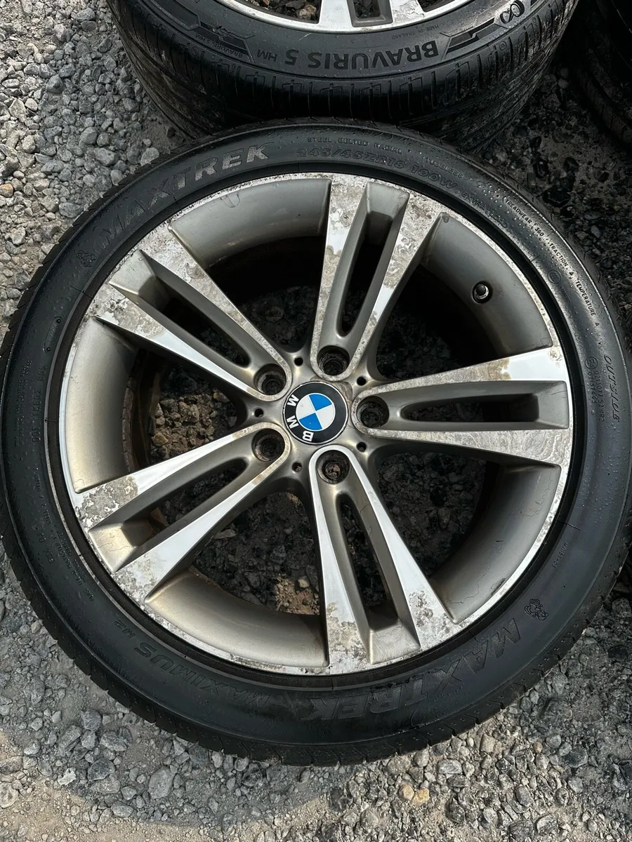 Genuine BMW 18” Alloys Good Tyres 5x120 - Image 4
