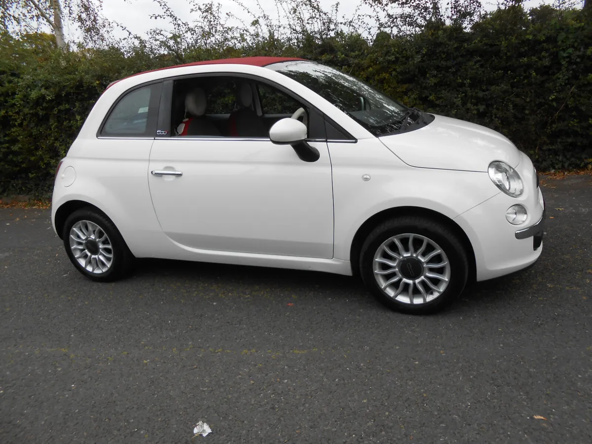 Fiat 500 Convertible 1.2 Pop 2015 Irish Car - Image 1