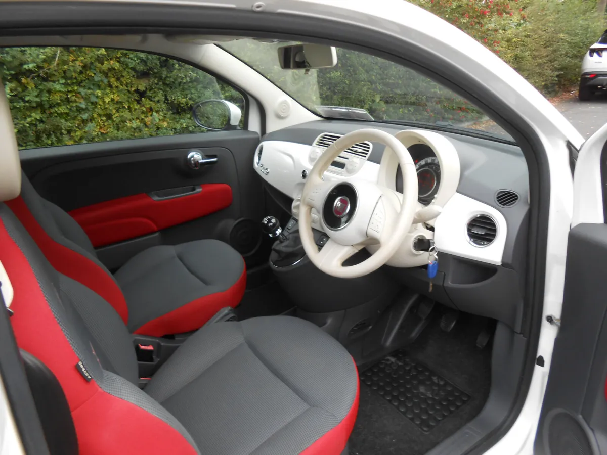 Fiat 500 Convertible 1.2 Pop 2015 Irish Car - Image 3