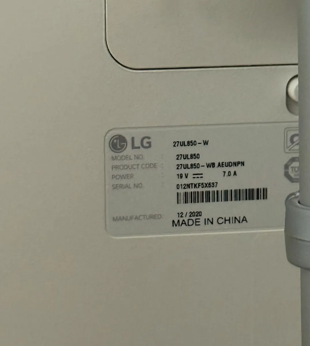 LG 27UL850 4K UHD Monitor - Image 2