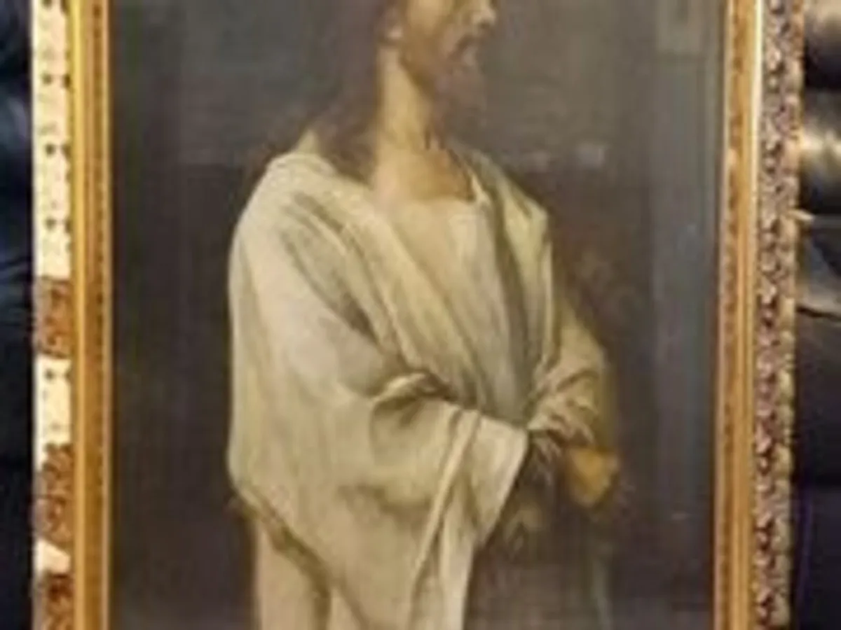 Stunning Large Antique print of Jesus Christ