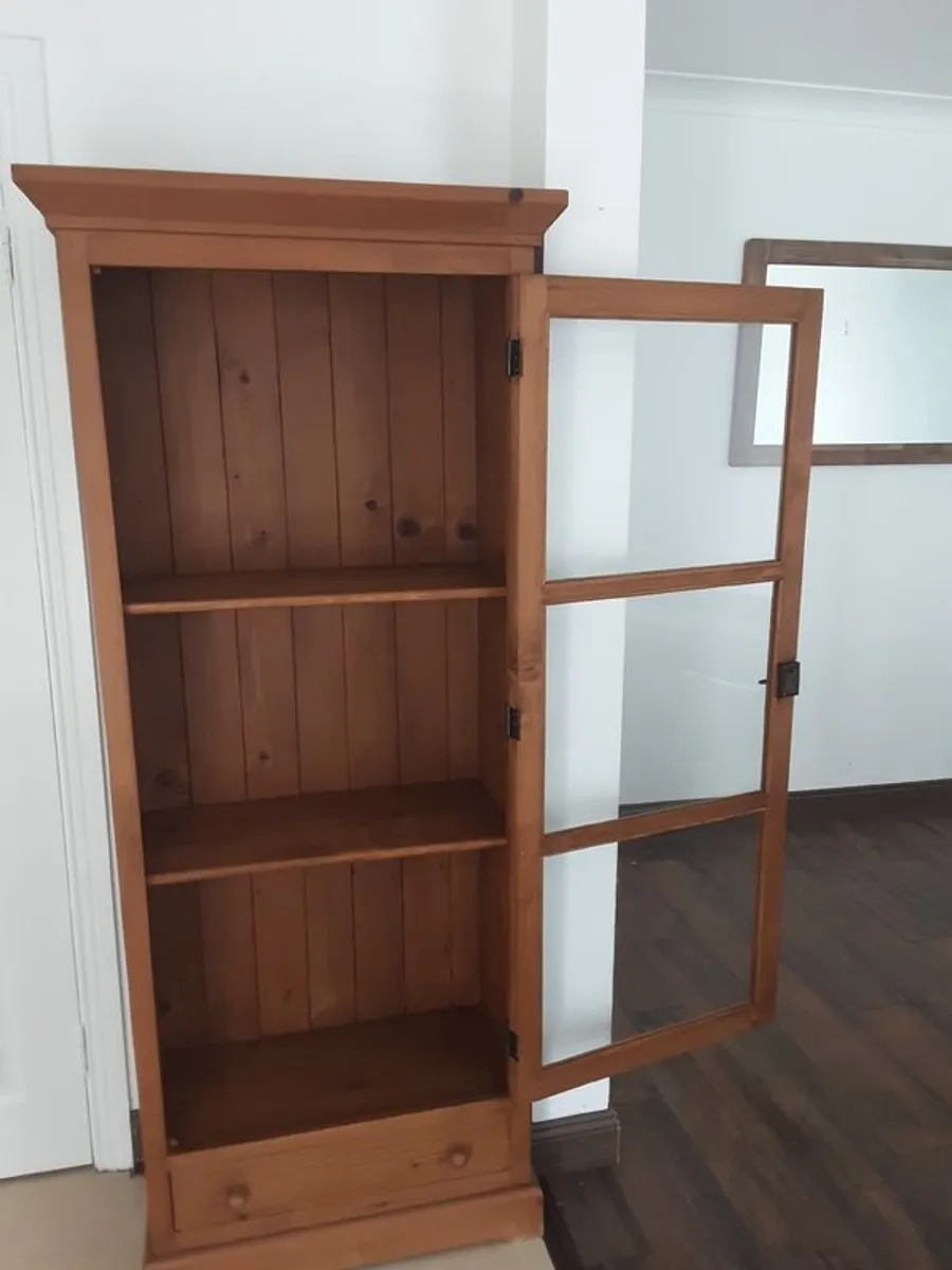 Tall Glass Cabinet - Image 3