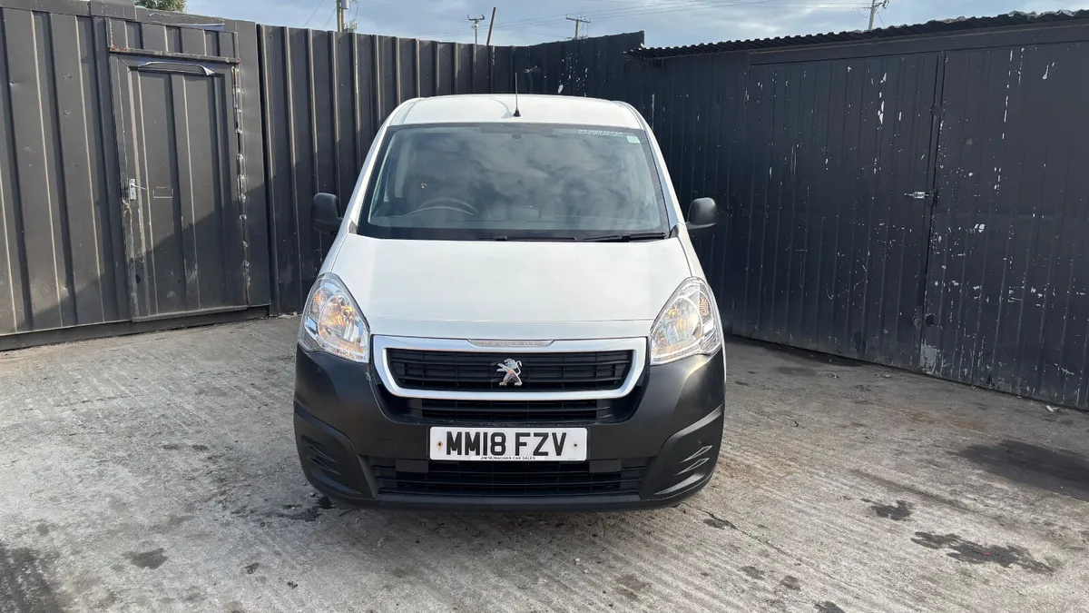 2018 Peugeot Partner Irish Reg 1 Years DOE - Image 2