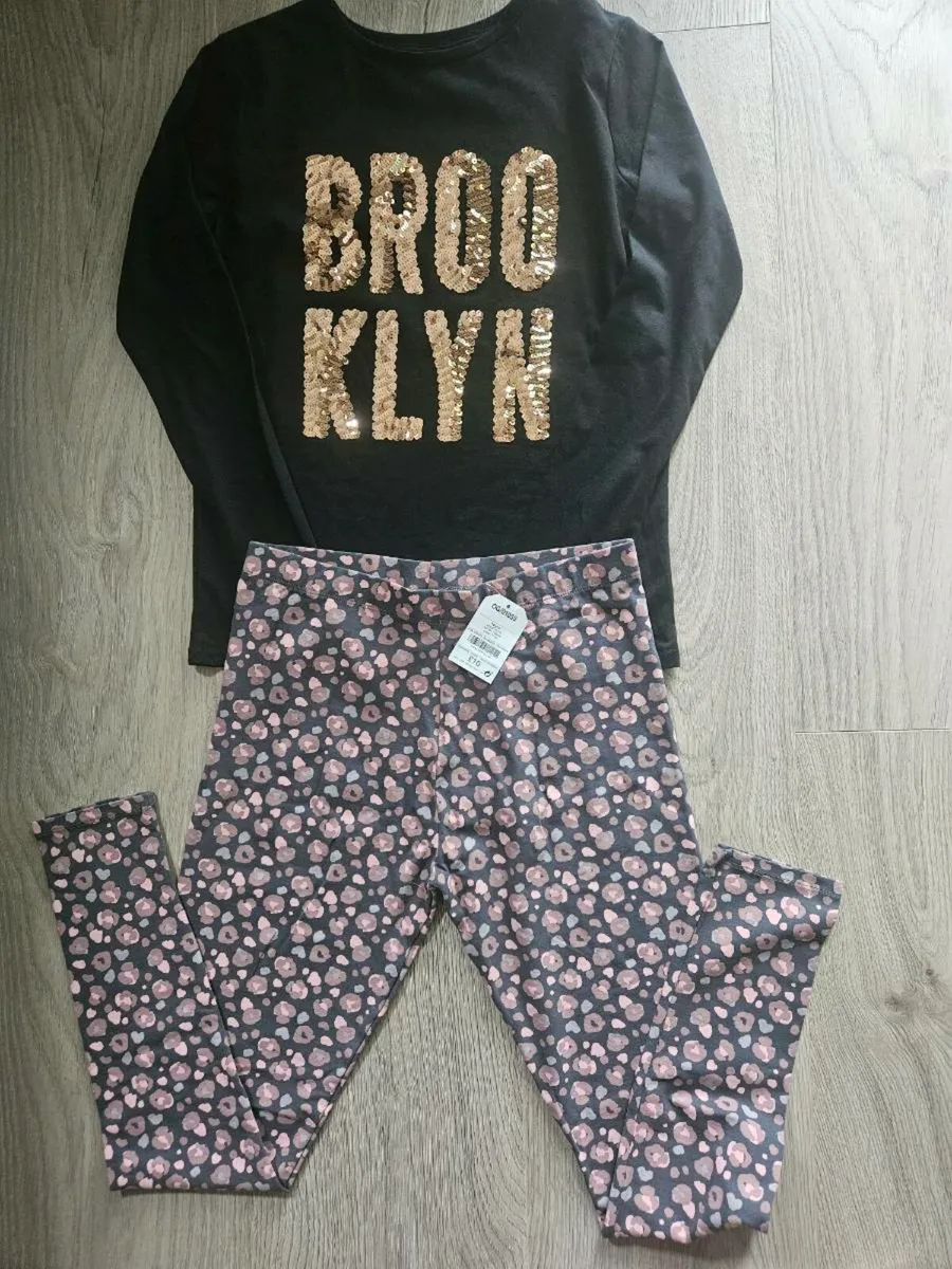 New Next Leggings and T-shirt - Image 1
