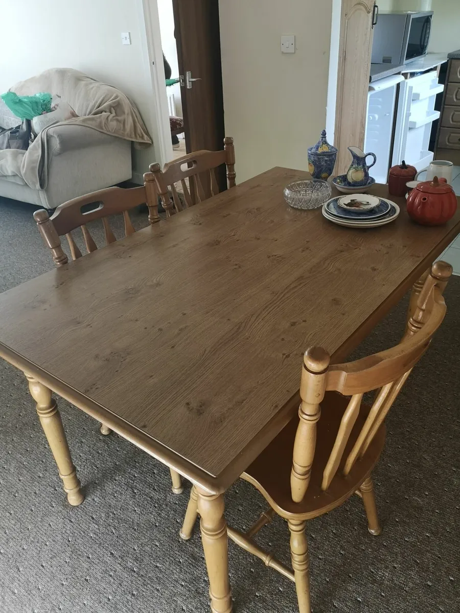Sturdy Light Colored Wooden Kitchen Table URGENT!