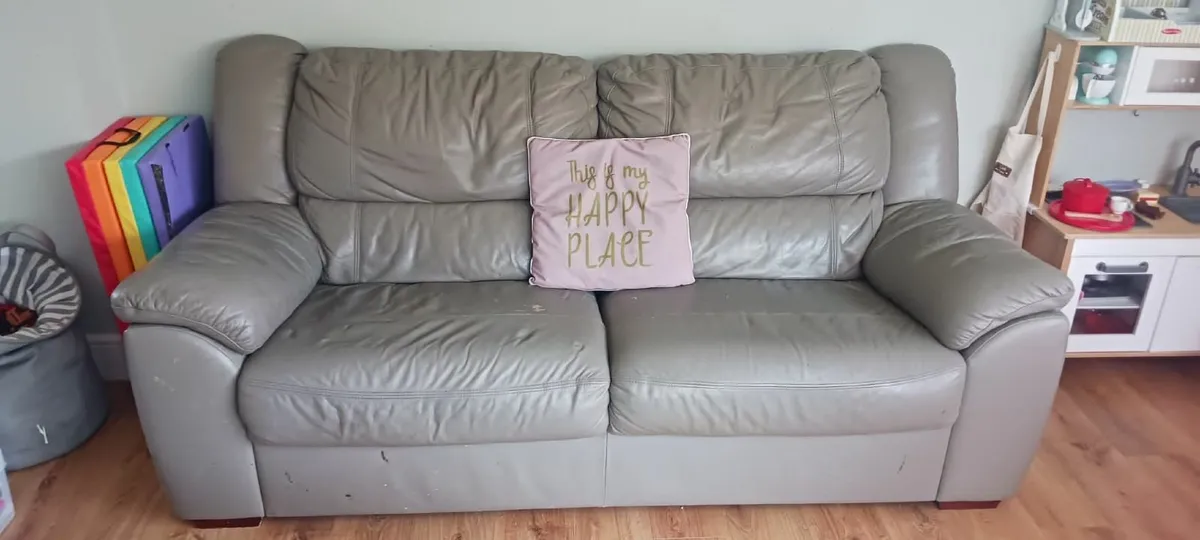 Leather sofa - Image 1