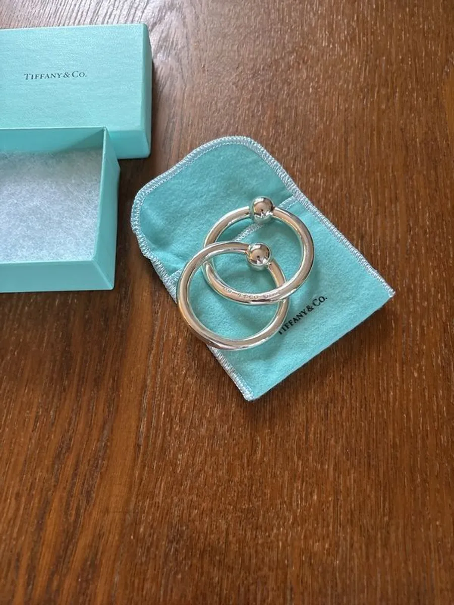 tiffany rare double baby rattle - Image 3