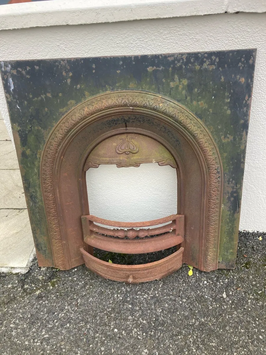 Cast iron fireplace