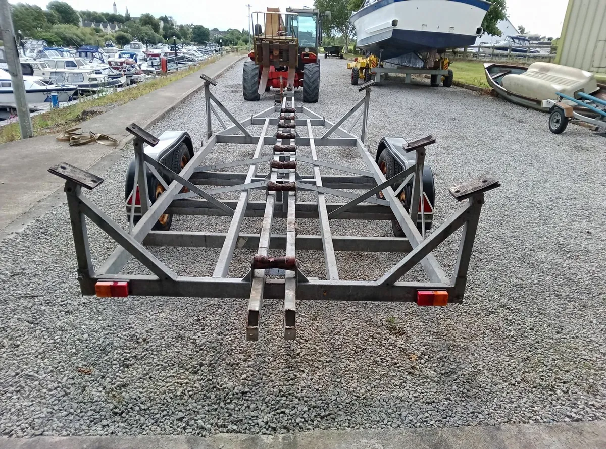 30ft twin axle boat trailer - Image 1