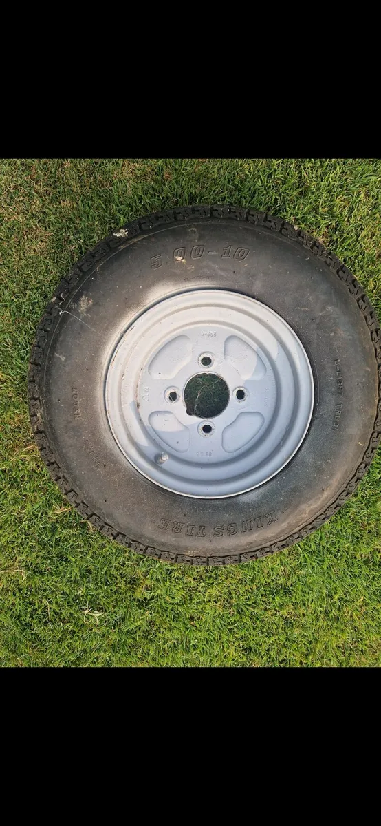 5.00  x 10inch wheel n tyre and Ford Wheel n Tyre - Image 1