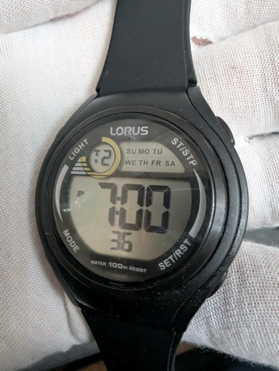 lorus by Seiko digital sports watch - Image 2