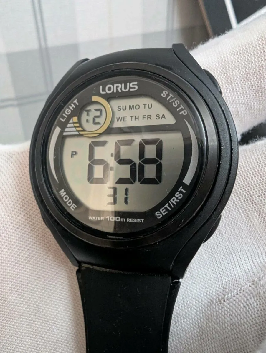 lorus by Seiko digital sports watch - Image 1