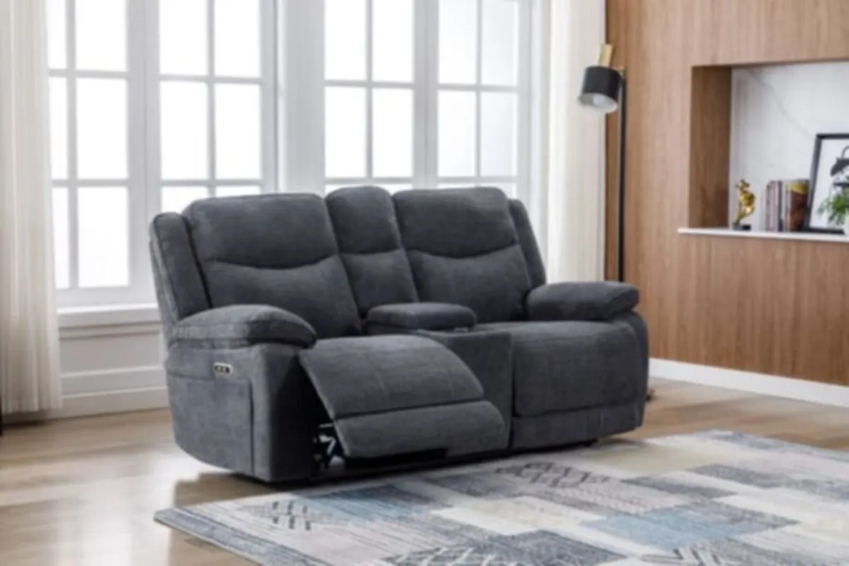 Herbert 2 seater electric recliner couch reduced
