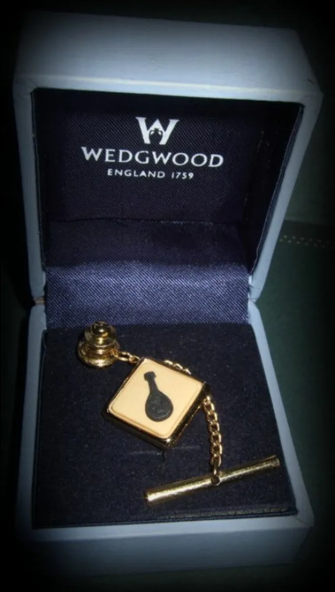 Vintage Authentic Wedgewood Tie Pins - Image 2