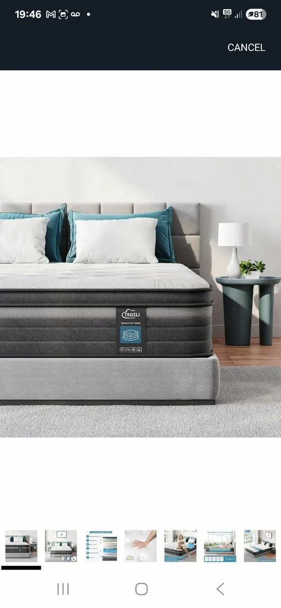 Double size bed and mattress in perfect condition - Image 4
