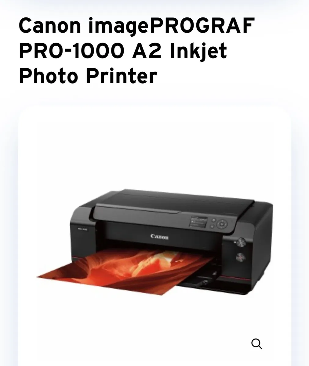 Canon Prograf Pro 1000 A2 - Image 2