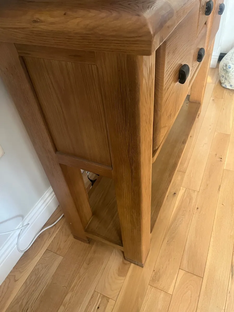 Solid oak unit - Image 1