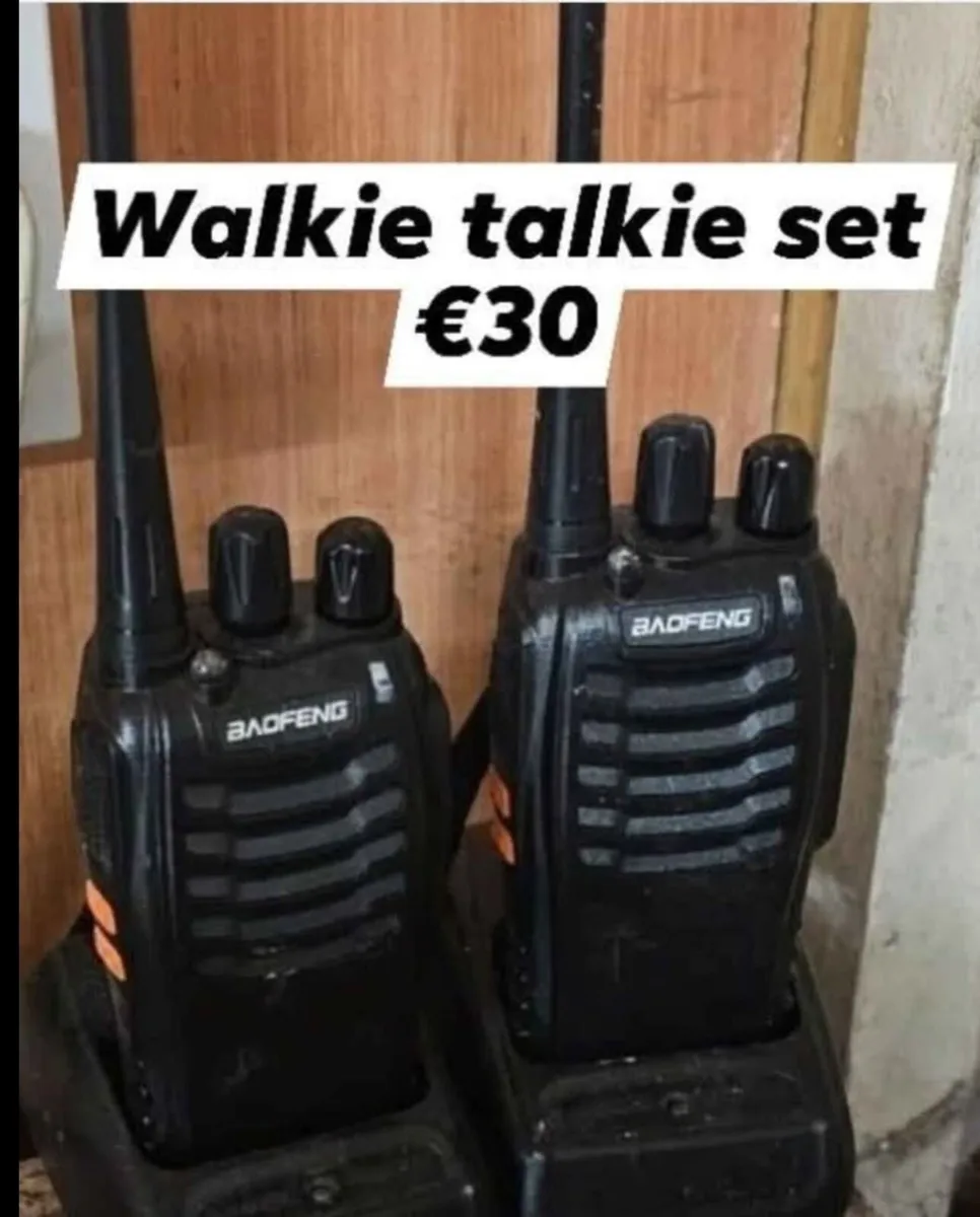 Walkie Talkie Set €30