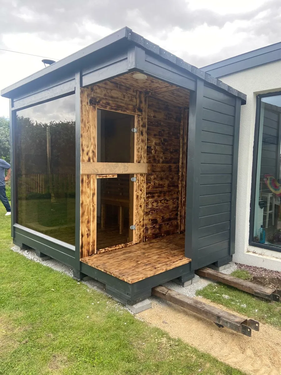 Square sauna with insulated walls 50 or 70 mm. - Image 2