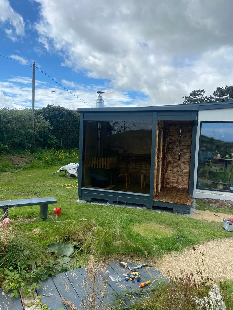 Square sauna with insulated walls 50 or 70 mm. - Image 3
