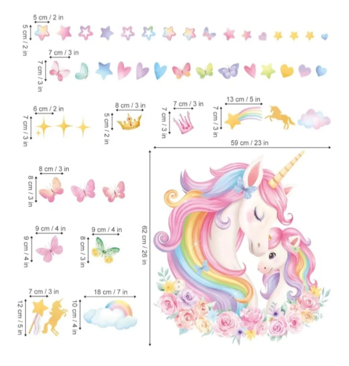 Unicorn wall sticker - Image 2