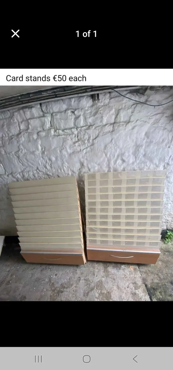 Card Stands €50 Each 087 7667038