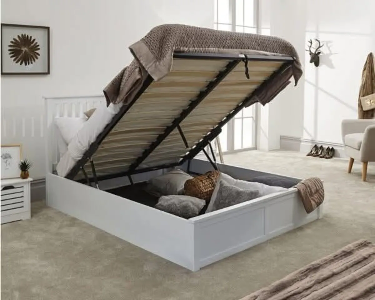 Double ottoman beds for sale in Ireland - Image 1
