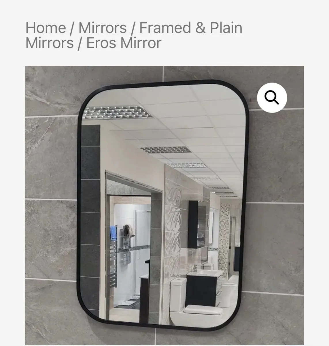 FOR SALE: Unused Eros Mirror - AquaStyle Bathrooms - Image 2