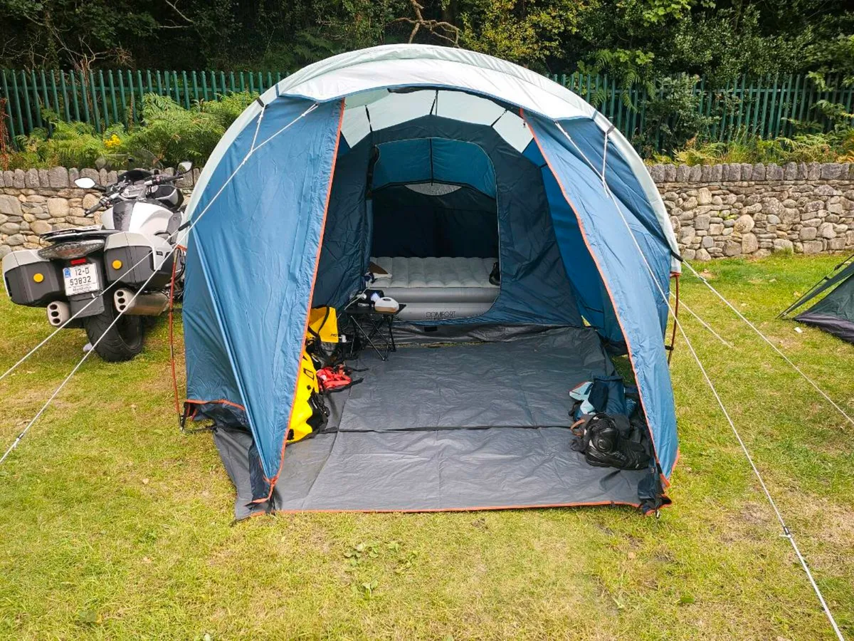 4 man tent with bedroom and annix - Image 4