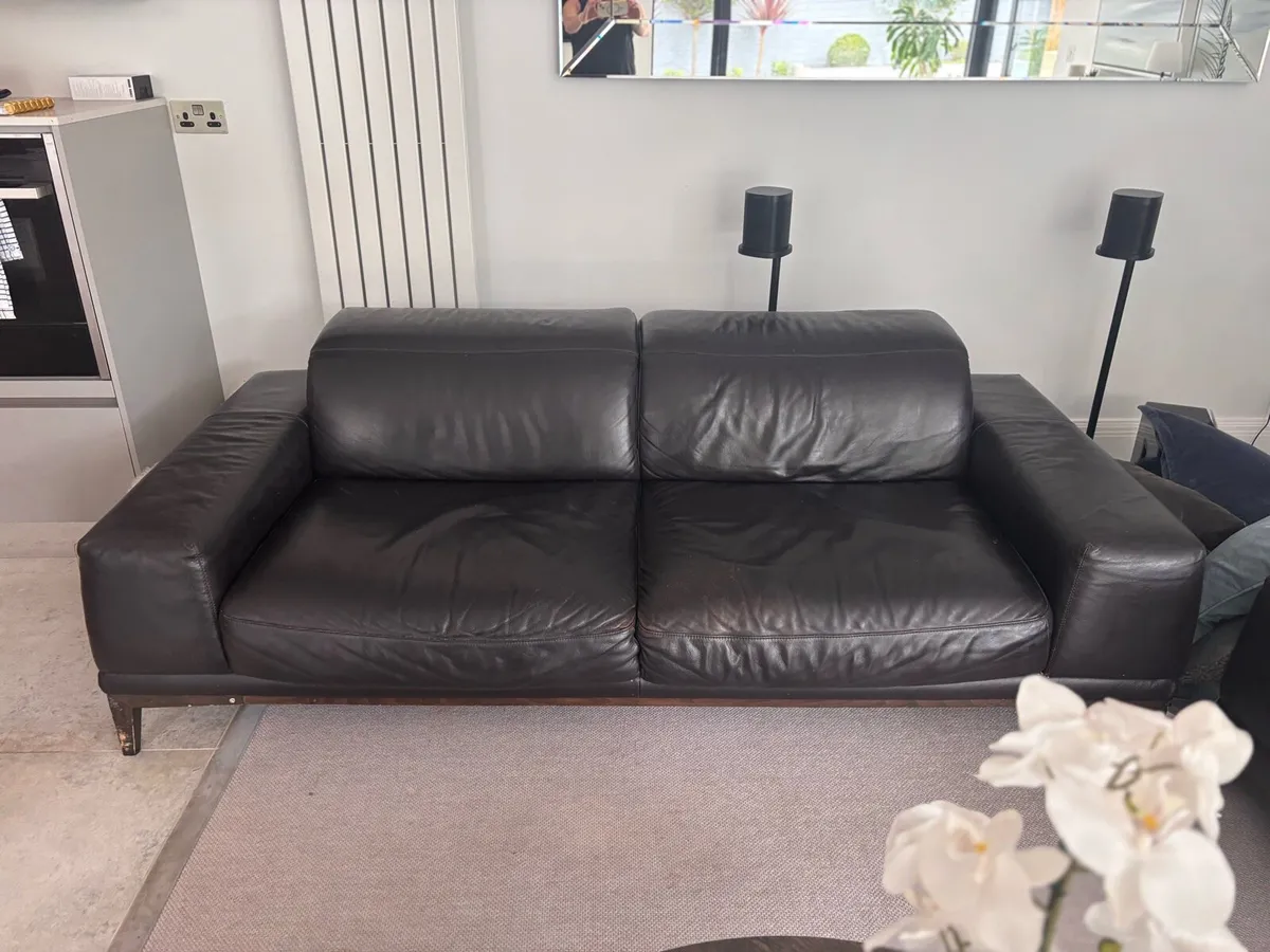 Natuzzi Borgese Couch X 2 - Galway - Image 2