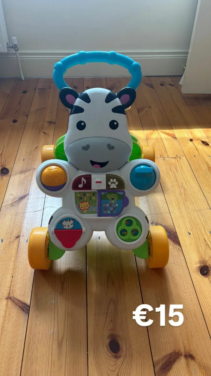 Fisher-Price Learn with Me Zebra Walker BabyWalker