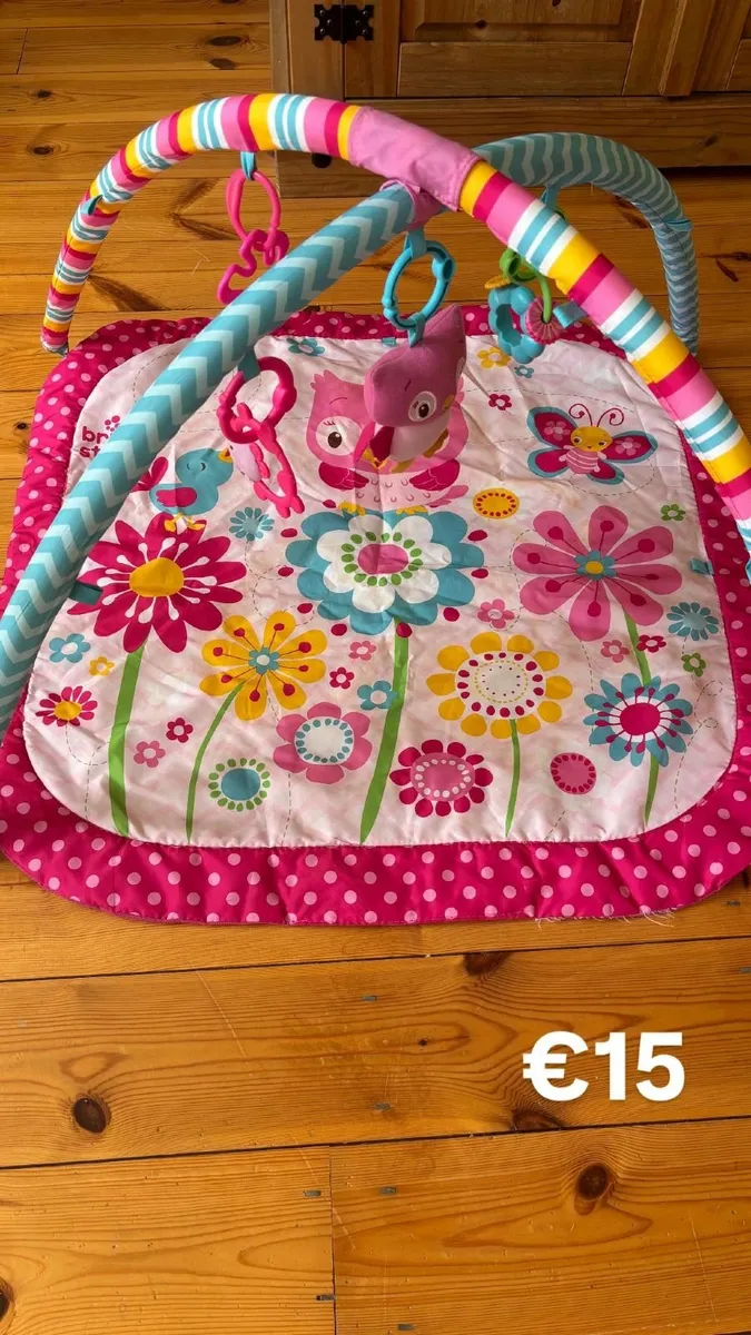 Bright Starts Pink Play mat