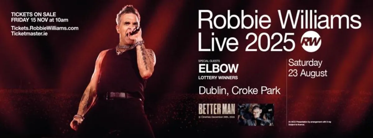 ROBBIE WILLIAMS PREMIUM VIP HOSPITALITY