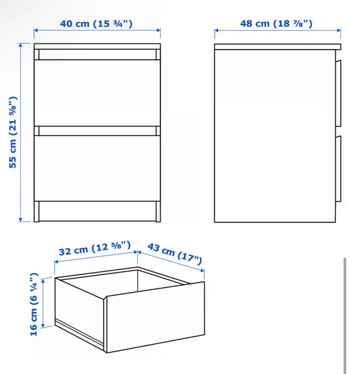 Small IKEA drawers - Image 2