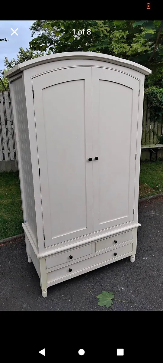 White wardrobe