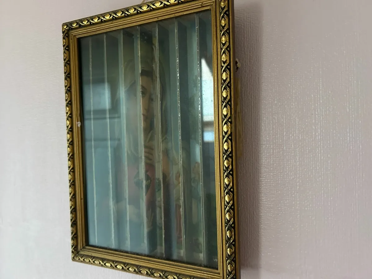 Antique Framed Tricenium View Changing Religious - Image 2