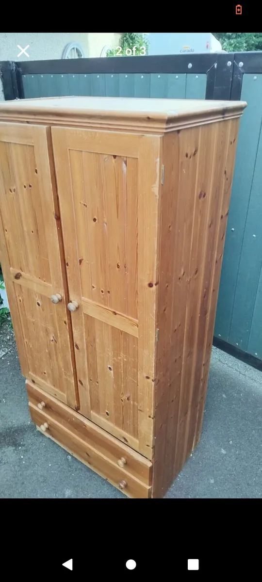 Pine wardrobe