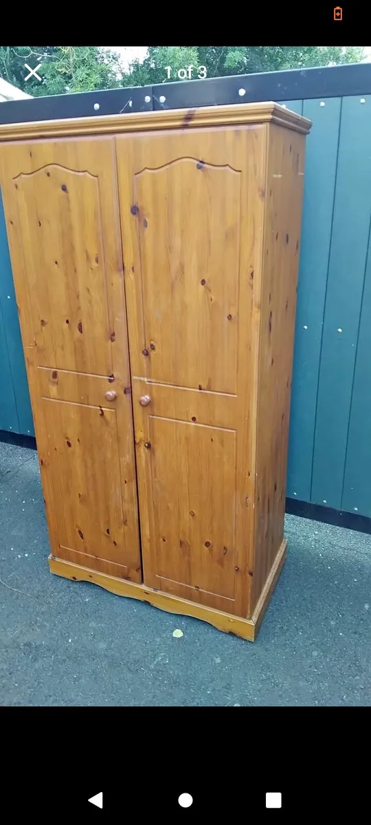 Pine wardrobe