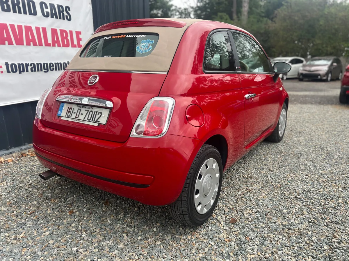 Fiat 500 2016** soft Top ** - Image 4