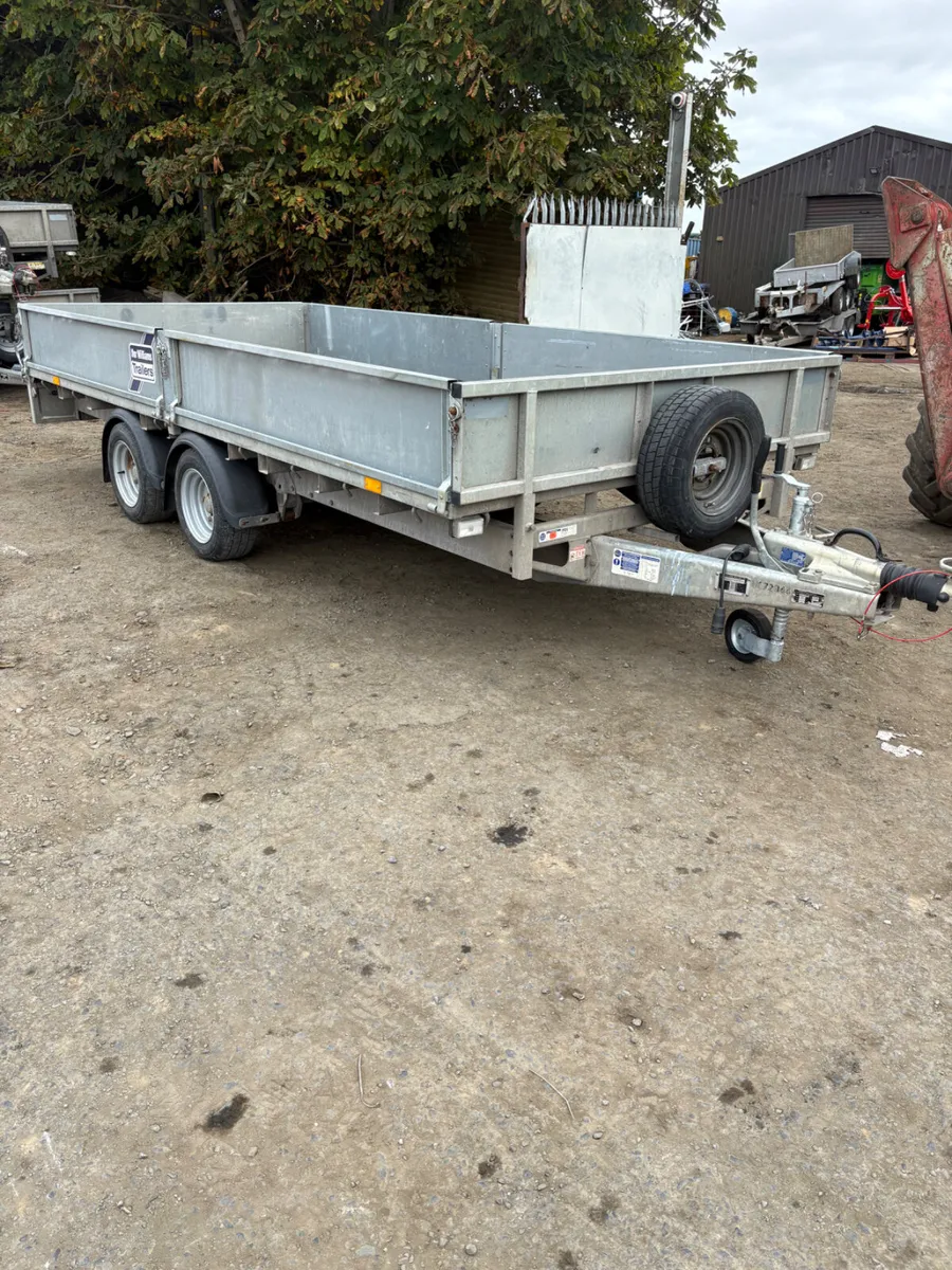 Ifor Williams 14x6 dropside trailer - Image 1