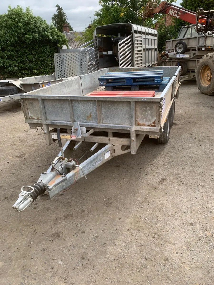Ifor Williams 10ft dropside trailer - Image 1