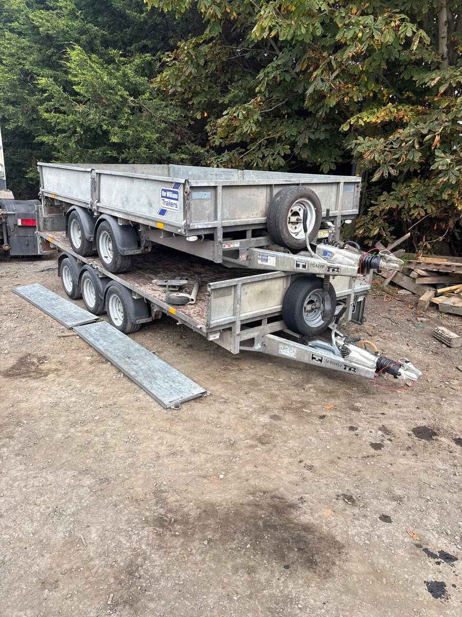 Ifor Williams 12ft dropside trailer - Image 1