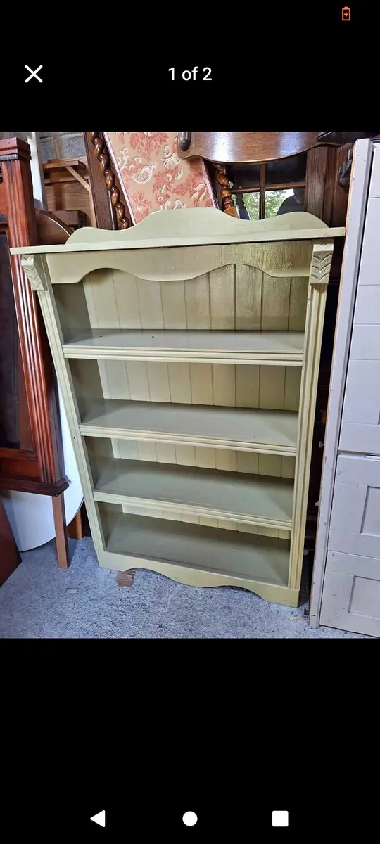 Gren paint book shelve