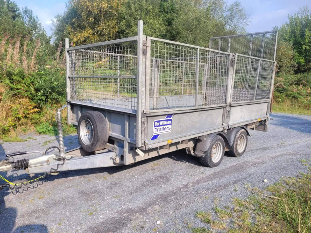 12x5'6 ifor Williams trailer drop sides with creel - Image 1