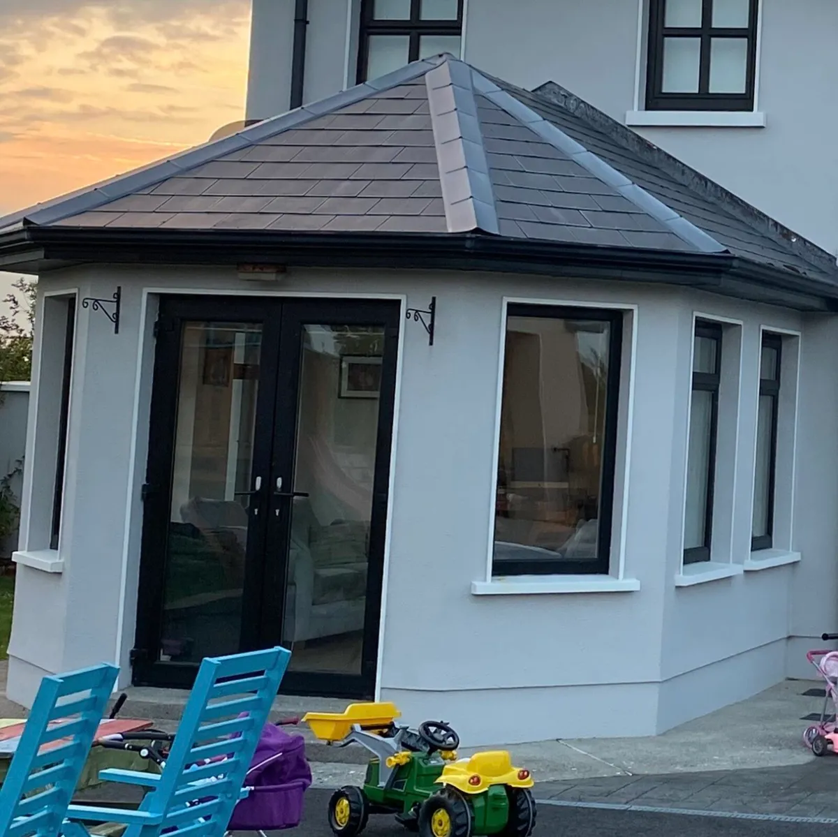 French doors & 6 matching conservatory windows - Image 1