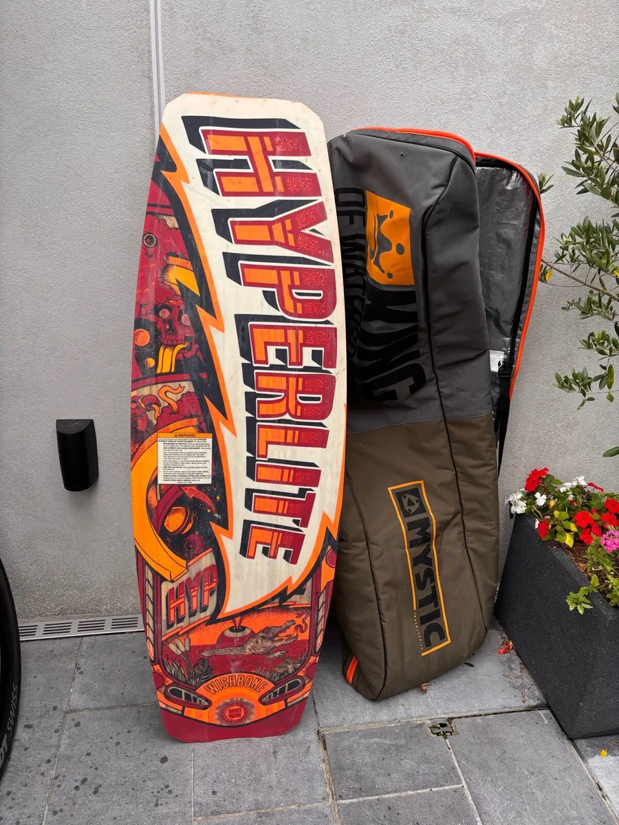 Hyperlite Wishbone Wakeboard With Bindings - Image 2