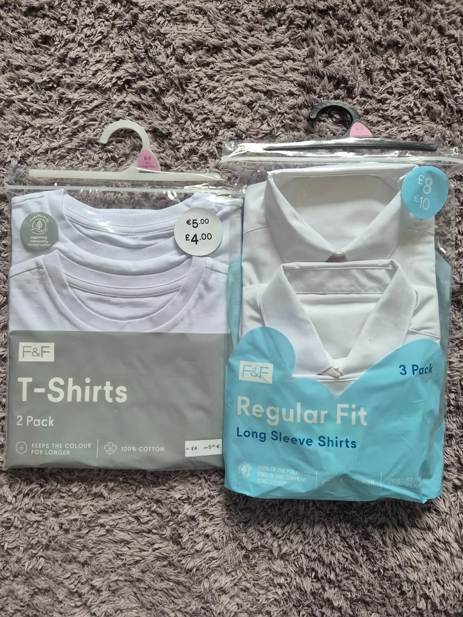 Long sleeve shirts &t-shirts 8-9yrs,  new - Image 1