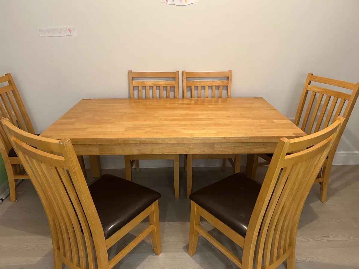 Kitchen table & Bedside lockers - Image 1