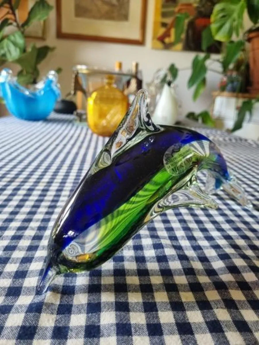 Big Murano glass dolphin - Image 2